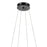 Kichler Larousse 29.5" LED Chandelier/Pendant, Black