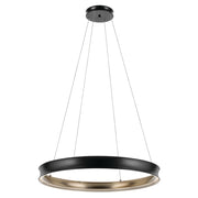 Kichler Larousse 39.5" LED Chandelier/Pendant, Black - 52747BKLED