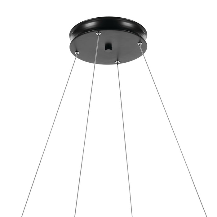 Kichler Larousse 49.5" LED Chandelier/Penadant, Black