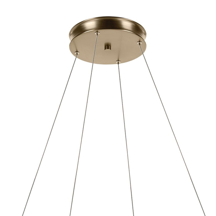Kichler Larousse 49.5" LED Chandelier/Pendant, Champagne Bronze