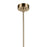 Kichler Riven 15.5" LED 1 Light Pendant, Bronze/Clear Fluted