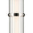 Kichler Riven 15.5" LED 1 Light Pendant, Nickel/Clear Fluted