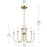 Kichler Moraine 30" LED 10 Light 2-Tier Chandelier, Bronze