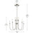 Kichler Moraine 30" LED 10 Light 2-Tier Chandelier, Nickel