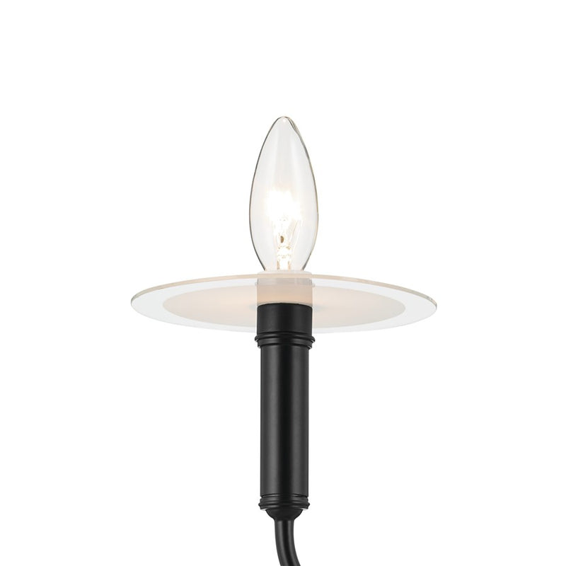 Kichler Eadie 30.75" 4 Light Chandelier, Black