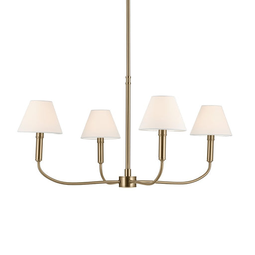 Kichler Eadie 30.75" 4 Light 1 Tier Chandelier, Champagne Bronze