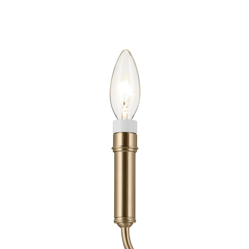 Kichler Eadie 30.75" 4 Light 1 Tier Chandelier, Champagne Bronze