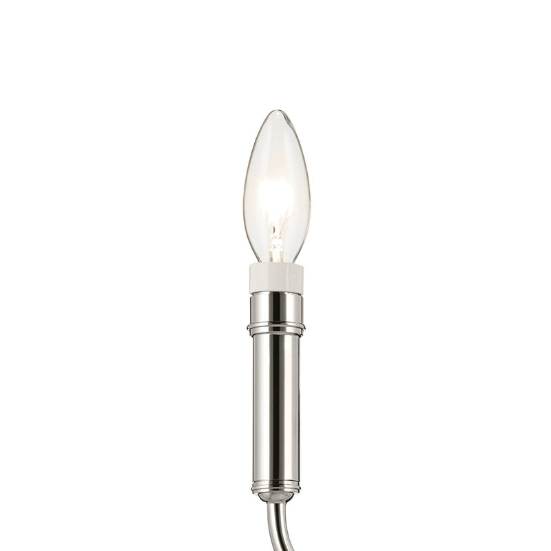 Kichler Eadie 30.75" 4 Light 1 Tier Chandelier, Polished Nickel