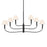 Kichler Eadie 41" 6 Light Chandelier, Black
