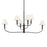 Kichler Eadie 41" 6 Light Chandelier, Black