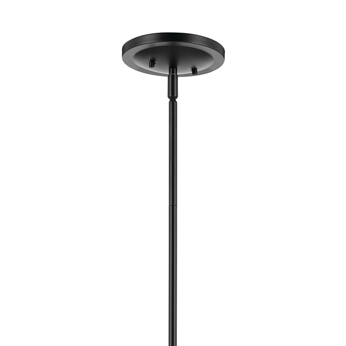 Kichler Eadie 51.5" 6 Light Chandelier, Black