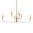 Kichler Eadie 51.5" 6 Light Chandelier, Champagne Bronze