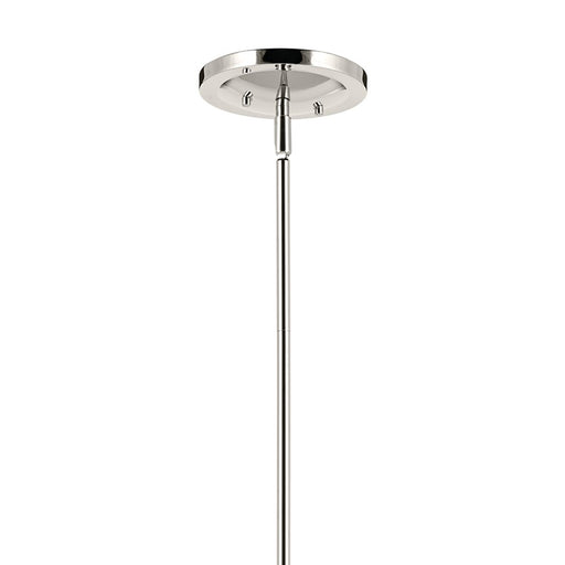 Kichler Eadie 51.5" 6 Light Chandelier, Polished Nickel