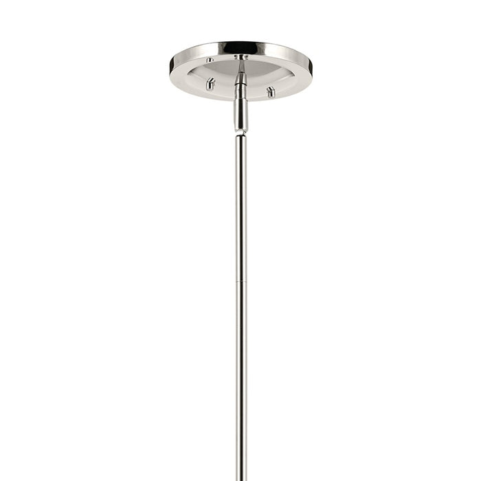 Kichler Eadie 51.5" 6 Light Chandelier, Polished Nickel