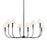 Kichler Eadie 41.25" 8 Light Chandelier, Black