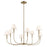 Kichler Eadie 41.25" 8 Light Chandelier, Champagne Bronze - 52769CPZ