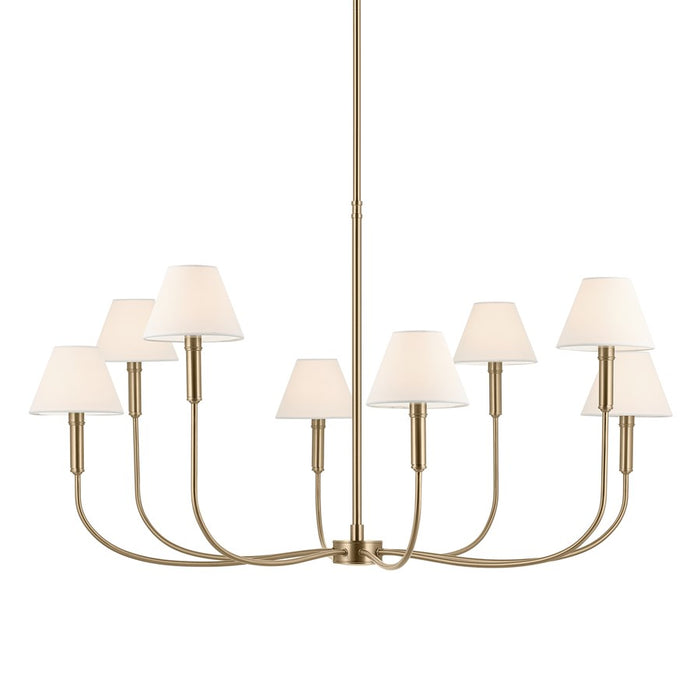 Kichler Eadie 41.25" 8 Light Chandelier, Champagne Bronze