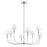 Kichler Eadie 41.25" 8 Light Chandelier, Polished Nickel - 52769PN