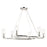 Kichler Harpin 37.75" 6 Light 1 Tier Chandelier, Polished Nickel/Clear - 52771PN
