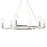 Kichler Harpin 37.75" 6 Light 1 Tier Chandelier, Polished Nickel/Clear
