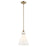 Kichler Laria 10.5" 1 Light Pendant, Champagne Bronze/Opal Glass - 52774CPZ