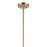 Kichler Laria 10.5" 1 Light Pendant, Champagne Bronze/Opal Glass