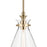 Kichler Laria 10.5" 1 Light Pendant, Champagne Bronze/Clear Glass