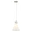 Kichler Laria 10.5" 1 Light Pendant, Polished Nickel/Opal Glass - 52774PN