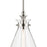 Kichler Laria 10.5" 1 Light Pendant, Polished Nickel/Clear Glass