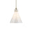 Kichler Laria 16" 1 Light Pendant, Champagne Bronze/Opal Glass