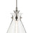 Kichler Laria 16" 1 Light Pendant, Polished Nickel/Clear Glass