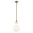 Kichler Laria 9.75" 1 Light Pendant, Champagne Bronze/Opal Glass - 52776CPZ