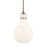 Kichler Laria 9.75" 1 Light Pendant, Champagne Bronze/Opal Glass