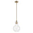 Kichler Laria 9.75" 1 Light Pendant, Champagne Bronze/Clear Glass - 52776CPZCLR