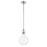 Kichler Laria 9.75" 1 Light Pendant, Polished Nickel/Clear Glass - 52776PNCLR
