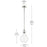 Kichler Laria 9.75" 1 Light Pendant, Polished Nickel/Clear Glass