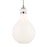 Kichler Laria 14" 1 Light Pendant, Polished Nickel/Opal Glass
