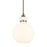 Kichler Laria 10.25" 1 Light Pendant, Champagne Bronze/Opal Glass