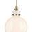 Kichler Laria 10.25" 1 Light Pendant, Champagne Bronze/Opal Glass