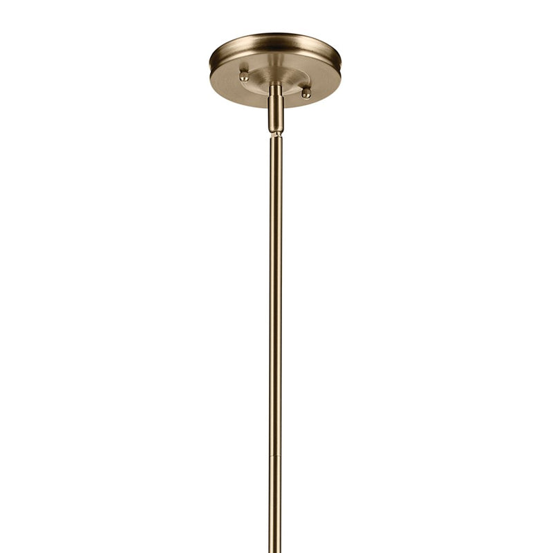 Kichler Laria 10.25" 1 Light Pendant, Champagne Bronze/Clear Glass