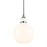 Kichler Laria 10.25" 1 Light Pendant, Polished Nickel/Opal Glass