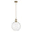 Kichler Laria 15" 1 Light Pendant, Champagne Bronze/Clear Glass - 52779CPZCLR