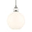 Kichler Laria 15" 1 Light Pendant, Polished Nickel/Opal Glass