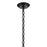 Kichler Nella 12" 1 Light Pendant, Black/Clear Outer/Opal Interior