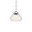 Kichler Nella 12" 1 Light Pendant, Nickel/Clear Outer/Opal Interior