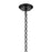 Kichler Nella 16" 1 Light Pendant, Black/Clear Outer/Opal Interior