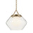 Kichler Nella 16" 1 Light Pendant, Bronze/Clear Outer/Opal Interior