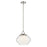 Kichler Nella 16" 1 Light Pendant, Nickel/Clear Outer/Opal Interior - 52783PN