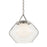 Kichler Nella 16" 1 Light Pendant, Nickel/Clear Outer/Opal Interior