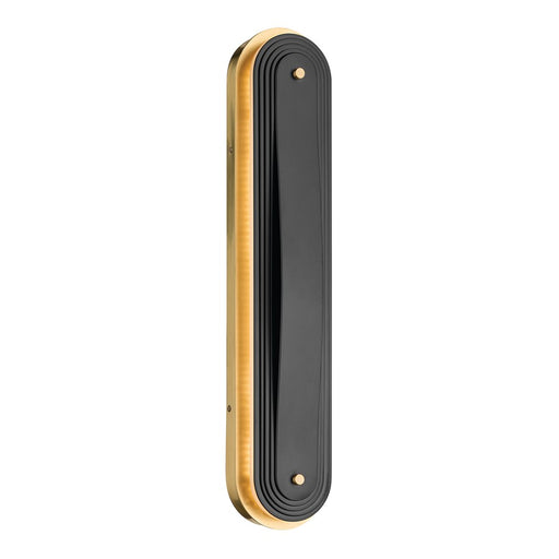 Kichler Tauri 24.5in 1-Light LED Wall Sconce | Modern Lacquered Brass and Brass | Hallway & Living Room Accent | 640 lm, 3000K | Model 52811LBRLED